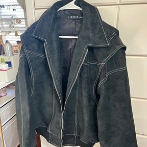 Lioness black bomber jacket